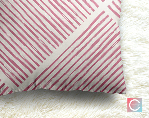 Hatchy Cross Crimson Red Decorative Pillow Throw Cover - Cush Potato Pillows