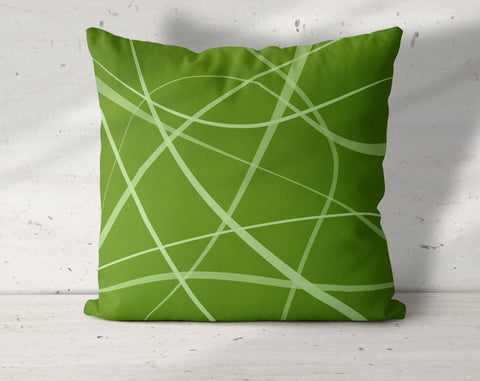 Twilight Secord Streams Cilantro Green Pillow Throw Cover - Cush Potato Pillows