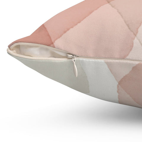 Abstract Shards of Pink Pillow Throw Cover with Insert - Cush Potato Pillows
