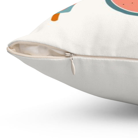 Boho Summer White Pillow Throw Cover with Insert - Cush Potato Pillows