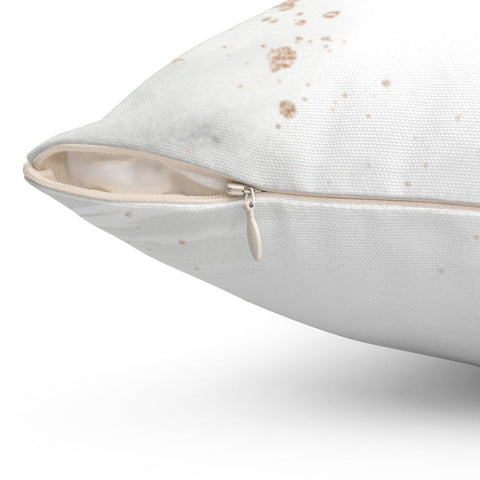 Calming Elegant Glam with Gold Printed Accents Pillow Throw Cover