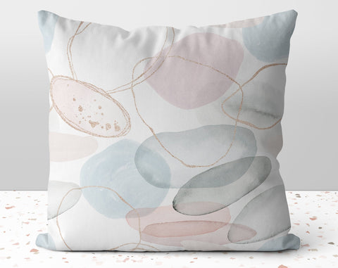 Calming Pebbles Glam Pillow Throw Cover