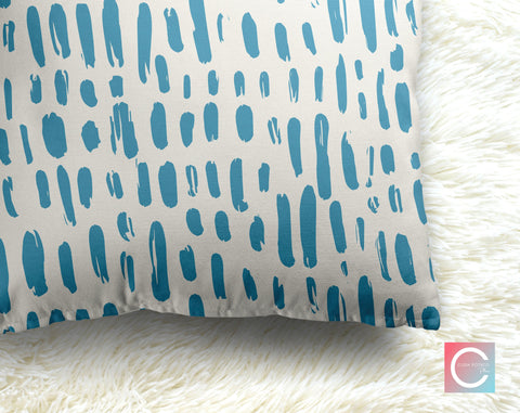 Cheetah Pacific Blue Decorative Pillow Throw Cover - Cush Potato Pillows