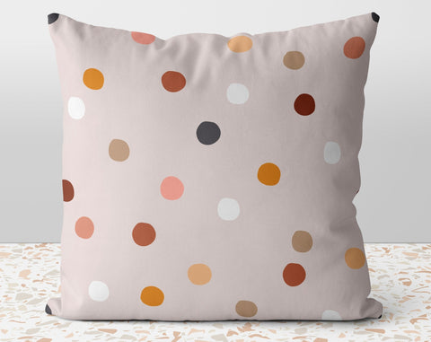 Christmas Snowballs Pink Pillow Throw Cover