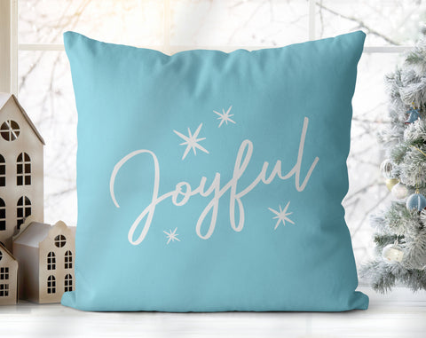 Classical Ornaments Christmas Baby Blue Pillow Throw - Cush Potato Pillows