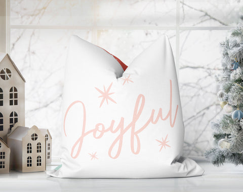 Classical Ornaments Christmas Blush Pink Pillow Throw - Cush Potato Pillows