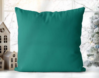 Enchanted Snowflakes Winter Christmas Candy Cane Green Pillow Throw - Cush Potato Pillows