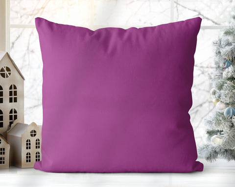 Enchanted Snowflakes Winter Christmas Lavender Purple Pillow Throw - Cush Potato Pillows