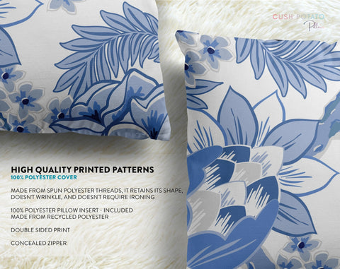 Exclusive Blue Thibaut Honshu Robin's Egg Inspired Chinoiserie Pillow Throw Cover
