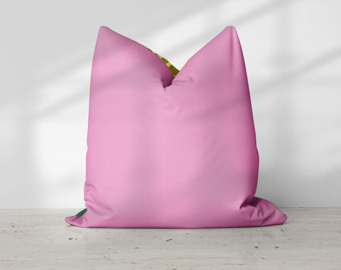 Exclusive Floral Green and Pink Thibaut Inspired Pillow Throw Cover