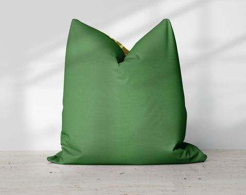 Exclusive Floral Green Thibaut Inspired Pillow Throw Cover with Insert - Cush Potato Pillows