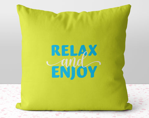 Flamboyance of Flamingos Summer Fun Lemon Lime Pillow Throw Cover with Insert - Cush Potato Pillows