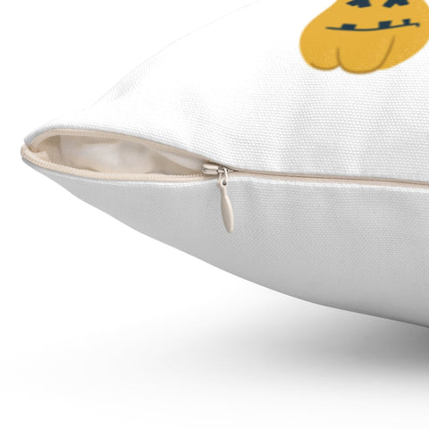 Halloween Ghosts and Jack O'lantern Trick or Treat Pillow Throw Cover with Insert - Cush Potato Pillows