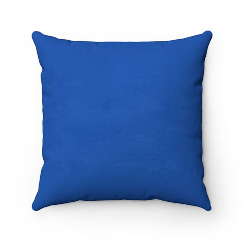 Kissing Llama Love Blue Pillow Throw Cover with Insert - Cush Potato Pillows