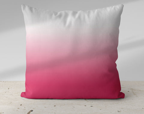Ombre 90s Candy Pink Pillow Throw - Cush Potato Pillows
