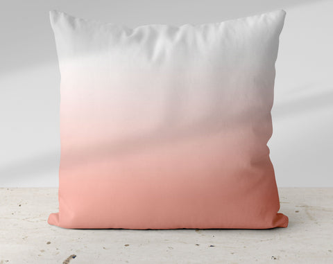 Ombre Blush Pink Pillow Throw - Cush Potato Pillows