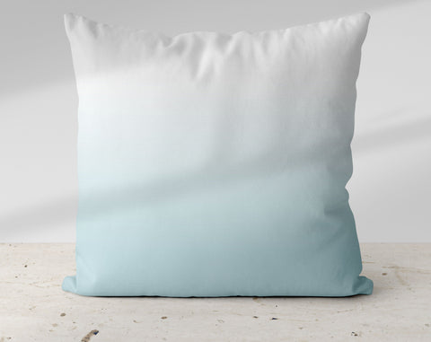 Ombre Spa Blue Pillow Throw - Cush Potato Pillows