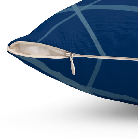 Secord Streams Oxford Blue Pillow Throw - Cush Potato Pillows