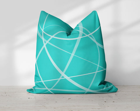 Secord Streams Tiffany Blue Pillow Throw - Cush Potato Pillows