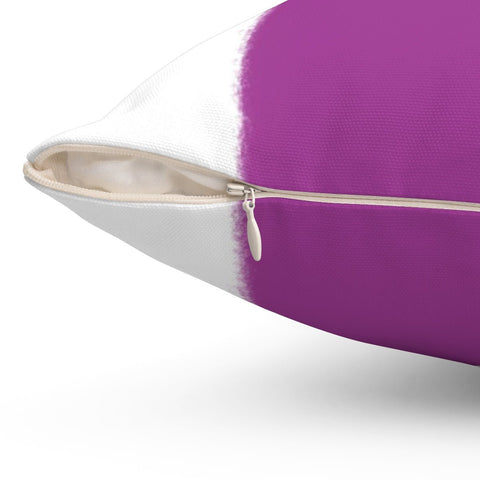 Wide Stripe Vertical Band Lavender Purple Pillow Throw - Cush Potato Pillows
