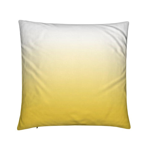 Ombre Sunshine Yellow Pillow Throw