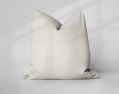 Antique Lace Whisper White solid throw pillow cover, light white