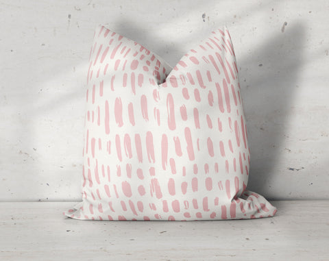 Cheetah Blush Rose Pink Decorative Pillow Throw Cover - Cush Potato Pillows