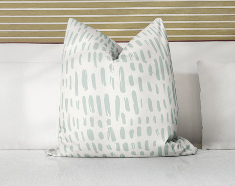 Cheetah Sage Green Decorative Pillow Throw Cover - Cush Potato Pillows