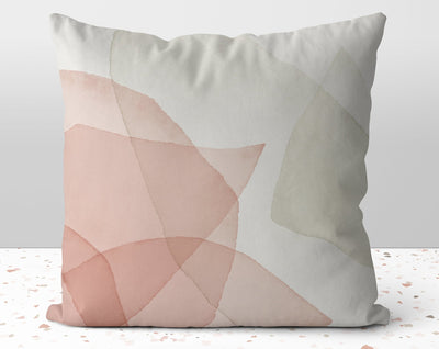 Abstract Shards of Pink Pillow Throw Cover with Insert - Cush Potato Pillows