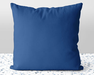 Blue Asian Fish Scales Pillow Throw Cover with Insert - Cush Potato Pillows