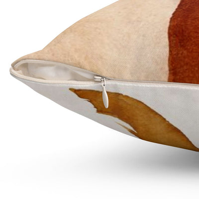 Boho Glam Shapes Brown Accents Pillow Throw Cover with Insert - Cush Potato Pillows