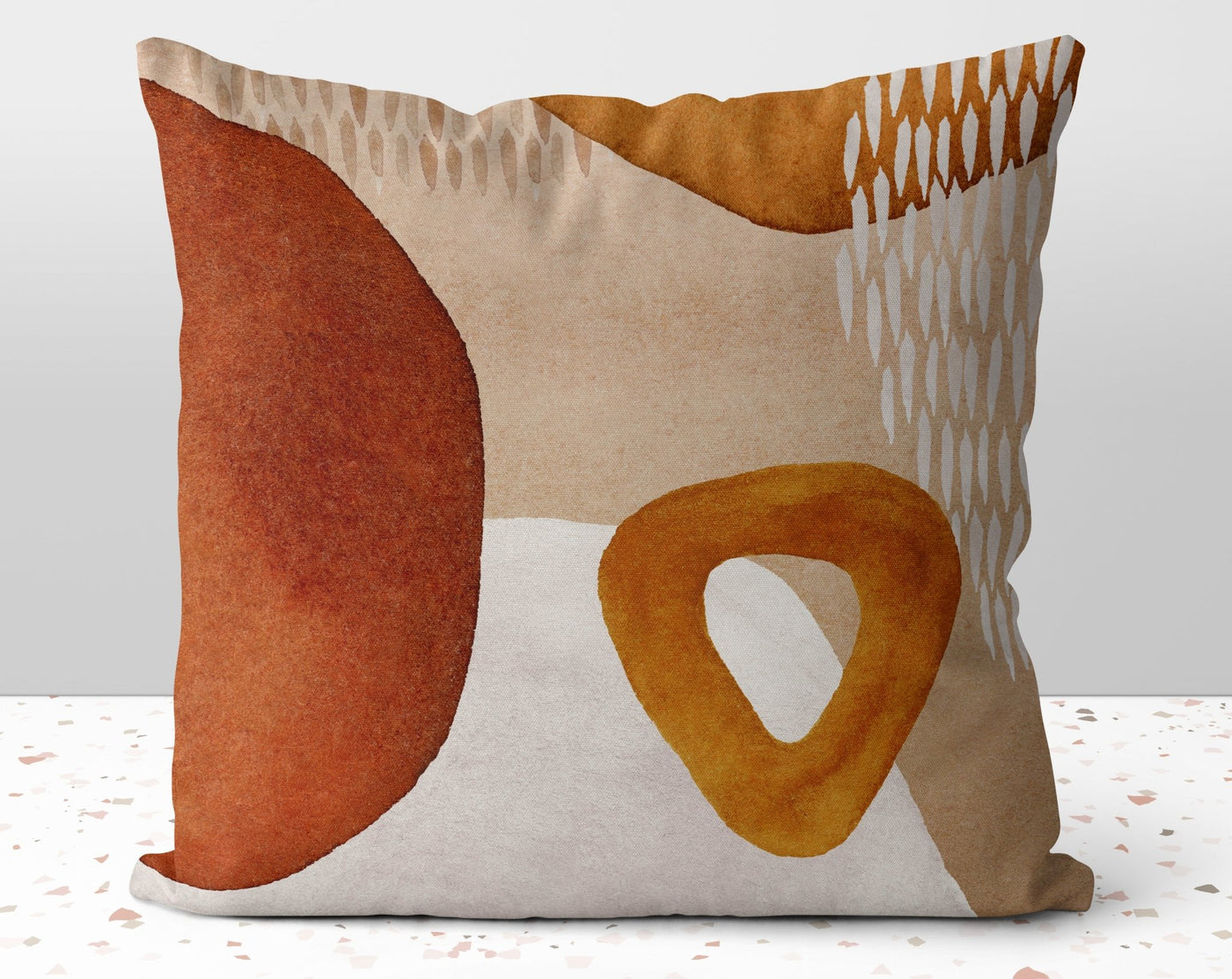 Boho Glam Shapes Pillow Throw Cover with Insert - Cush Potato Pillows