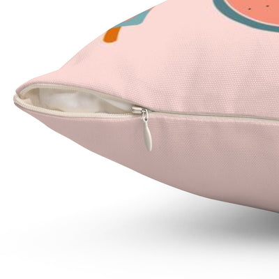 Boho Summer Pink Pillow Throw Cover with Insert - Cush Potato Pillows