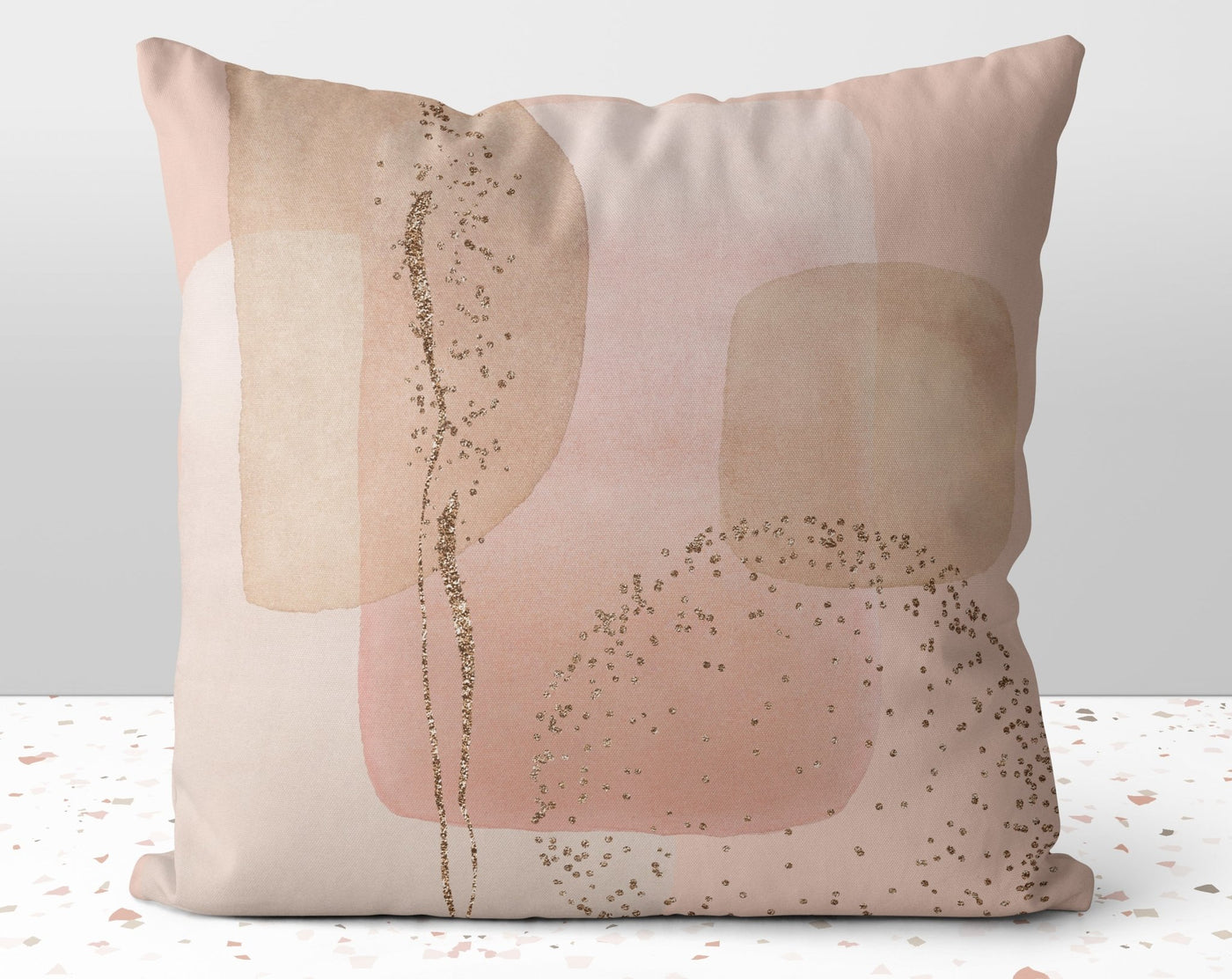 Chic Abstract All Pink Pillow Throw Cover
