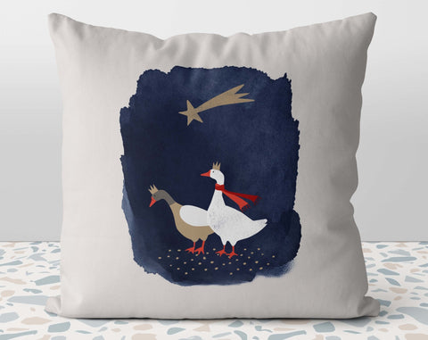 Christmas Festive Duck Pillow Throw Cover