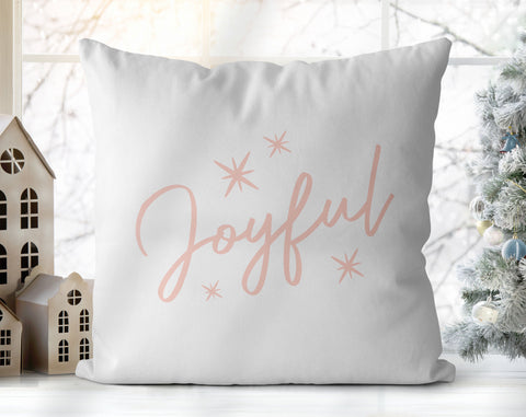 Classical Ornaments Christmas Blush Pink Pillow Throw - Cush Potato Pillows