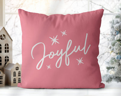 Classical Ornaments Christmas Pink Pillow Throw - Cush Potato Pillows
