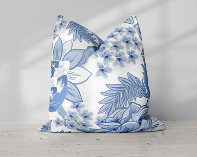 Exclusive Blue Thibaut Honshu Robin's Egg Inspired Chinoiserie Pillow Throw Cover