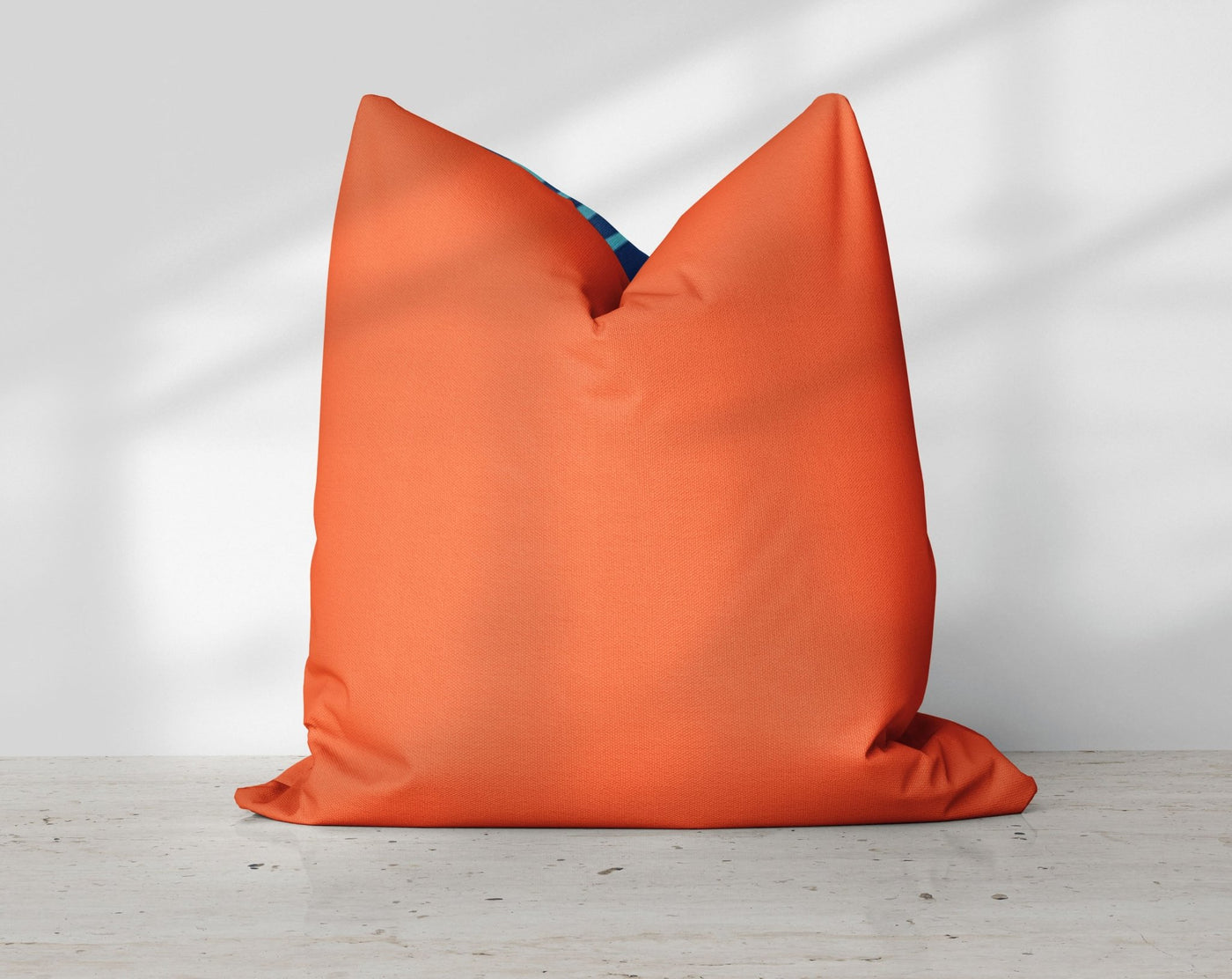 Exclusive Floral Orange Thibaut Inspired Pillow Throw Cover with Insert - Cush Potato Pillows