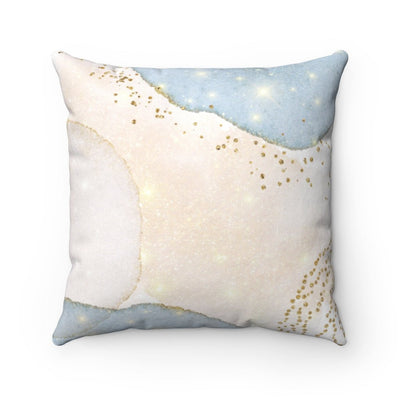 Glam Abstract Vanilla Dream Square Pillow Cover Throw - Cush Potato Pillows