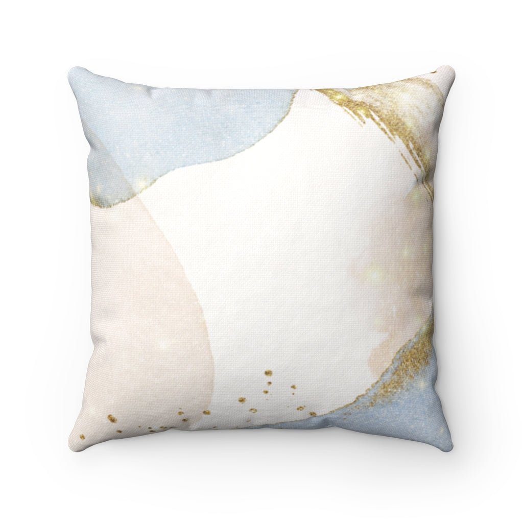 Glam Abstract Vanilla Dream Square Pillow Cover Throw - Cush Potato Pillows