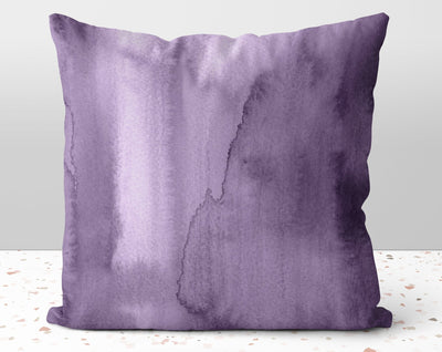 Glam Purple Strokes Square Pillow with Cover Throw with Insert - Cush Potato Pillows