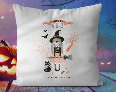 Halloween Witch Pillow Throw Cover with Insert - Cush Potato Pillows