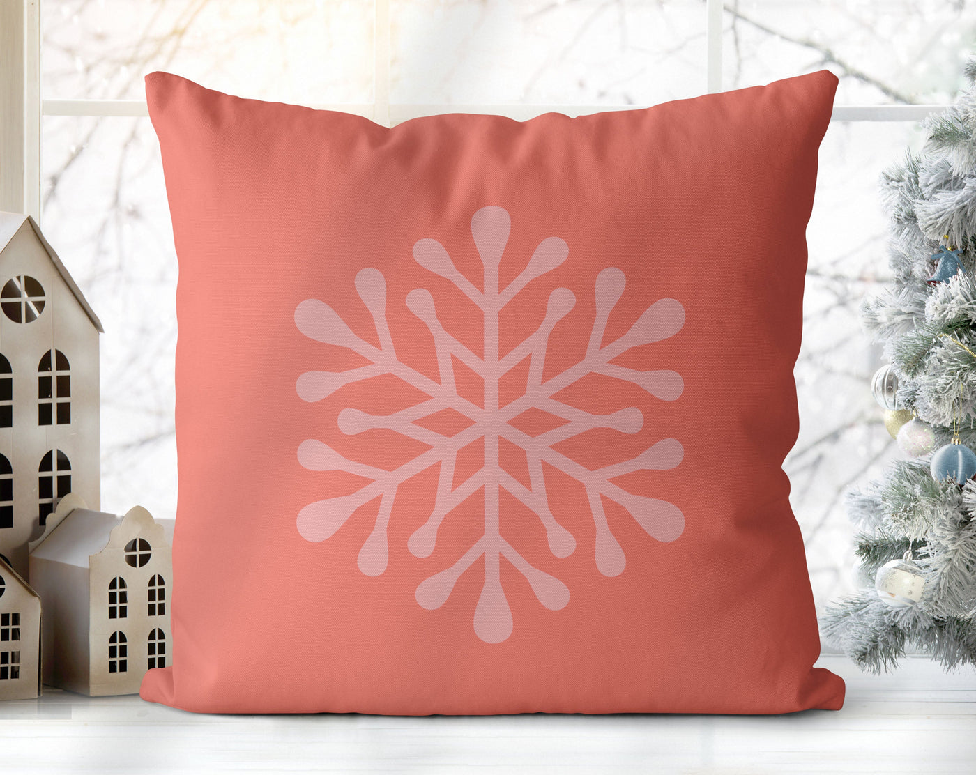 Mischievous Christmas Elves Pink Pillow Throw - Cush Potato Pillows
