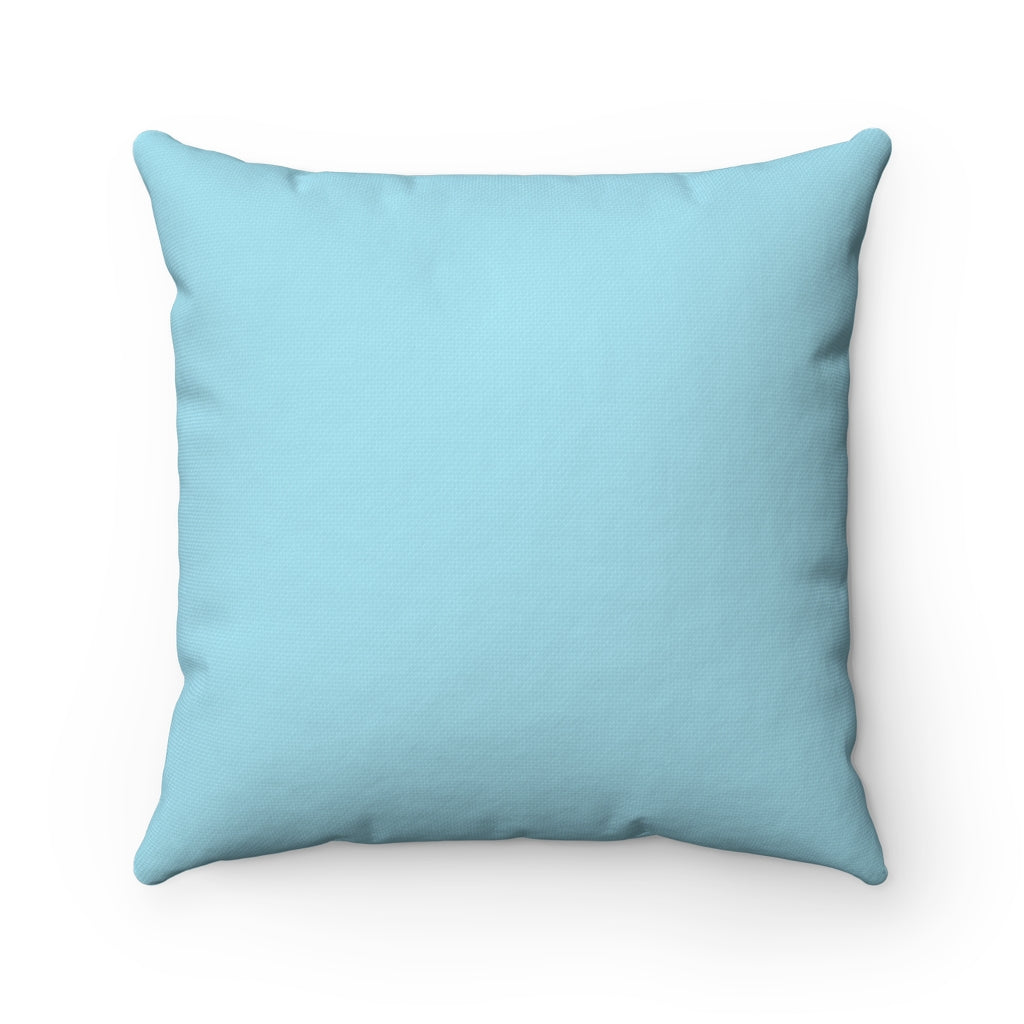 No Drama Llama Blue Pillow Throw Cover with Insert - Cush Potato Pillows