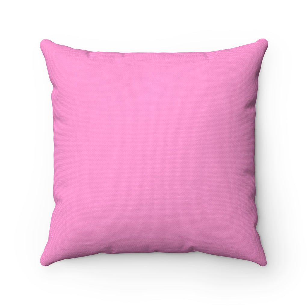 No Drama Llama Pink Fusia Square Pillow Cover Throw - Cush Potato Pillows