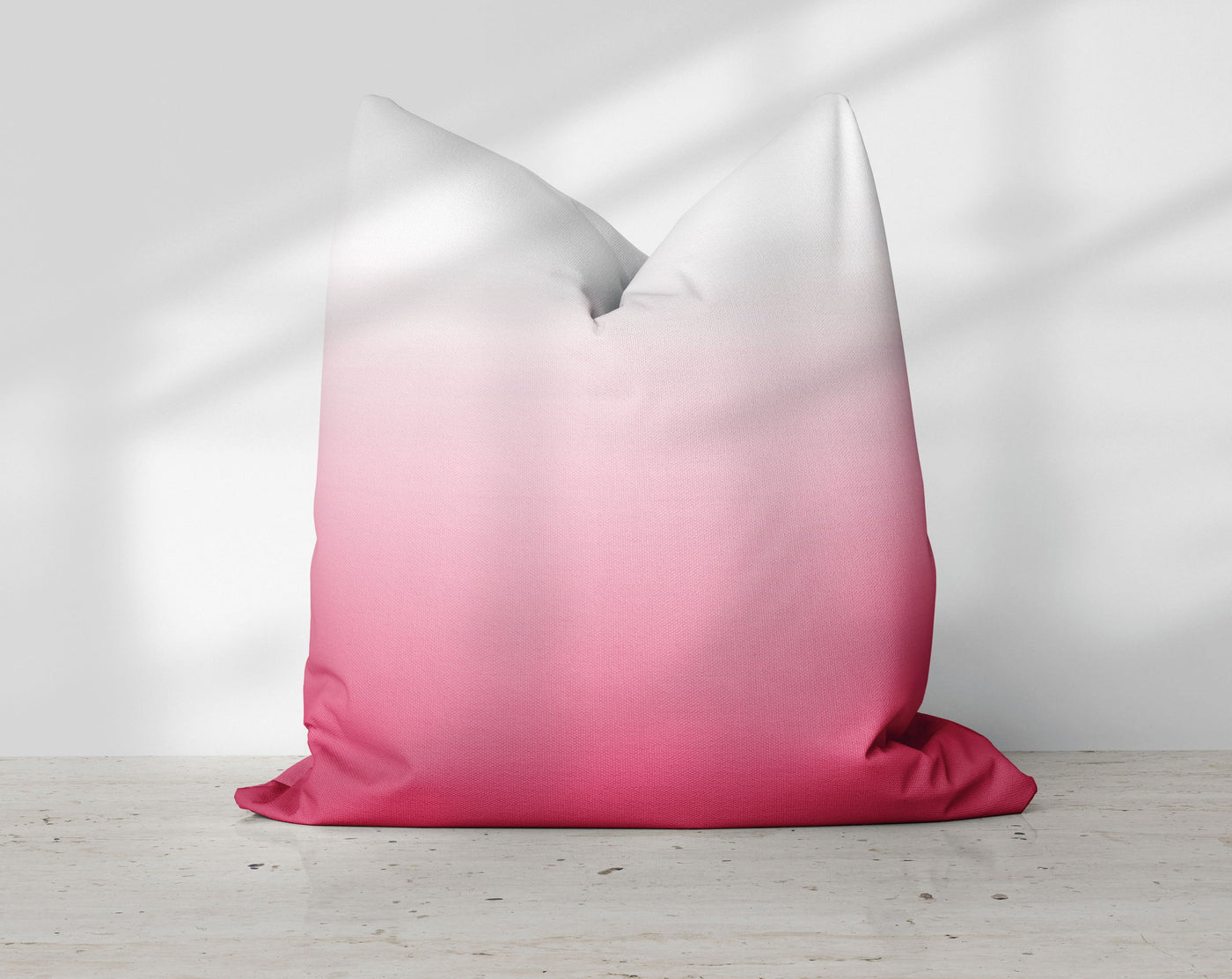 Ombre 90s Candy Pink Pillow Throw - Cush Potato Pillows