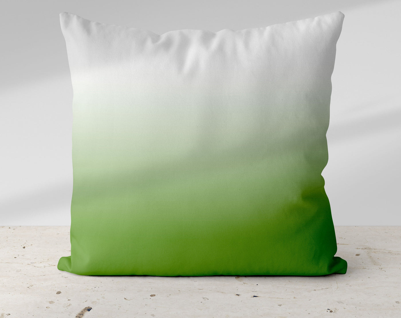 Ombre Cilantro Green Pillow Throw - Cush Potato Pillows
