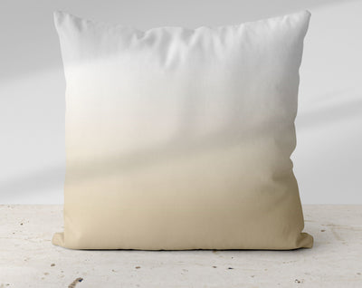 Ombre Desert Beige Pillow Throw - Cush Potato Pillows