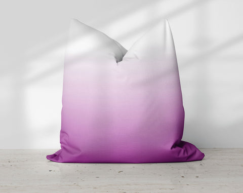 Ombre Orchid Purple Pillow Throw - Cush Potato Pillows